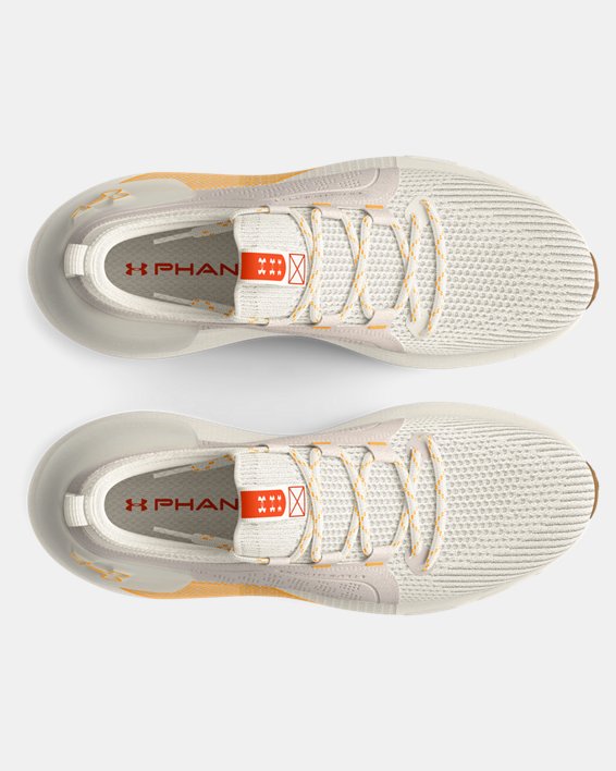 Women's UA HOVR™ Phantom 3 SE Suede Running Shoes in White image number 2